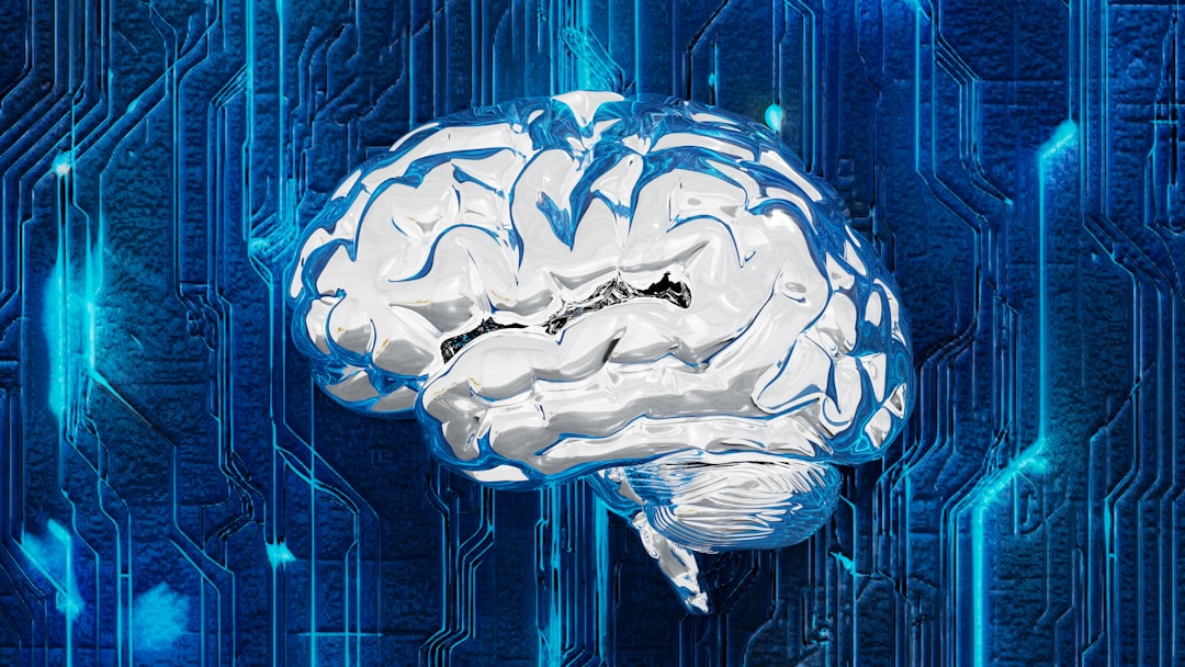 Representação visual de rede neural de inteligência artificial